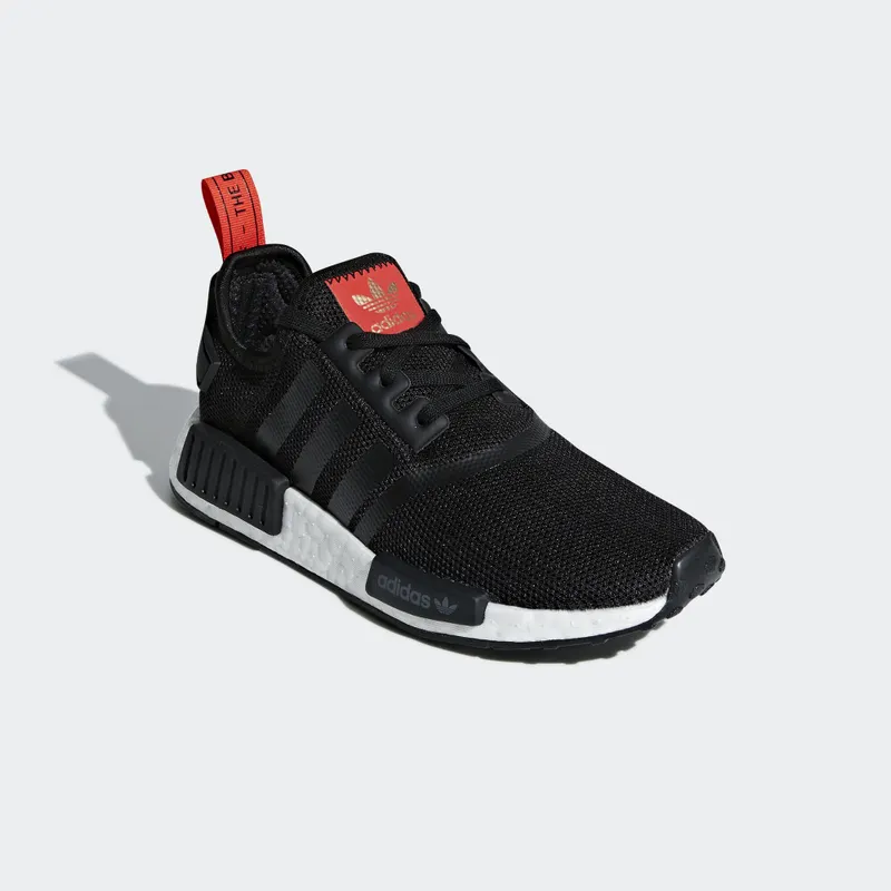 adidas NMD R1 Bred (Youth) Core Black/Core Black/Hi-Res Red (B42087)