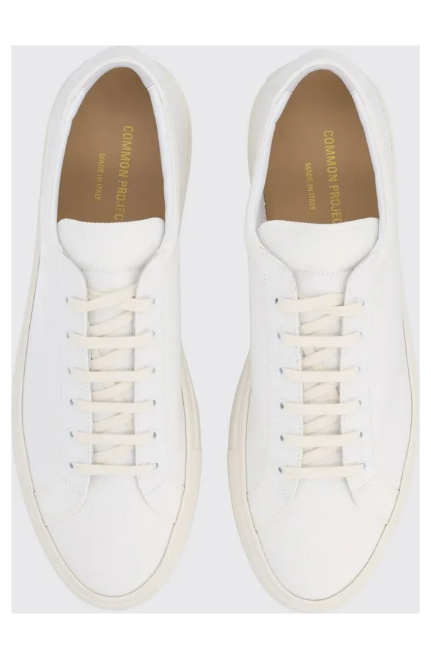 Common projects Achilles Two-Tone Smooth Leather Low-Top Sneakers White (25740506) (3)