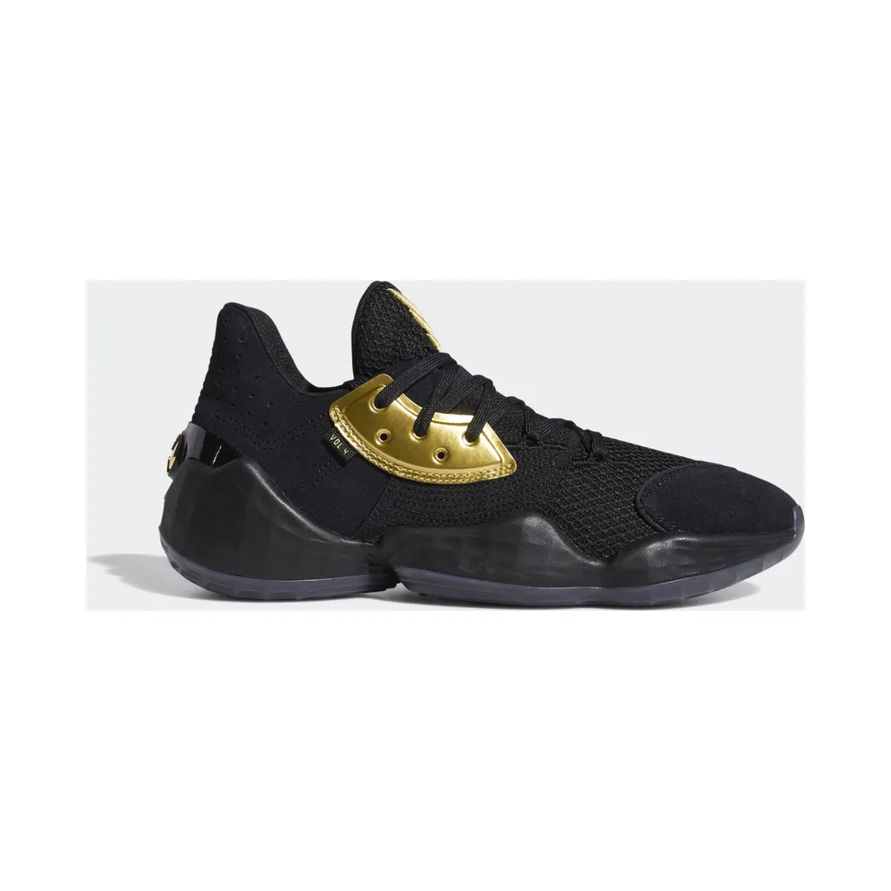 adidas Harden Vol. 4 Core Black Gold Metallic Core Black/Gold Metallic/Core Black (EF8648)