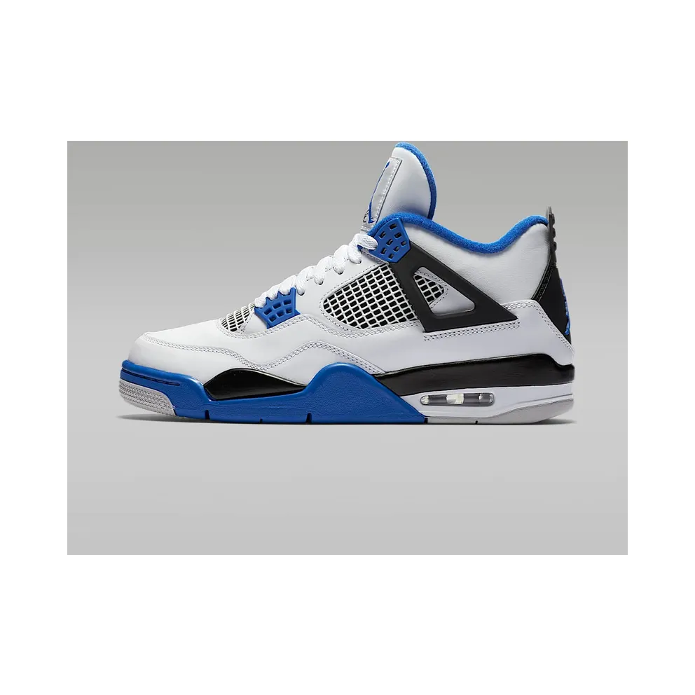Air Jordan Nike AJ 4 IV Retro White Motorsports (2017) (308497-117)