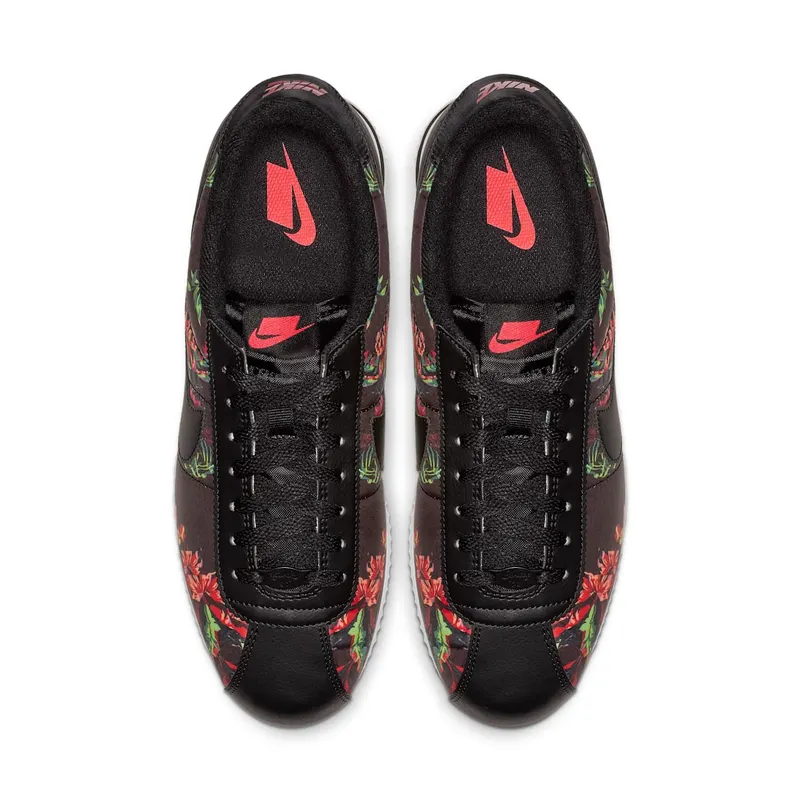 Nike Cortez Floral Black/Black-Red Orbit-Summit White (BV6067-001)