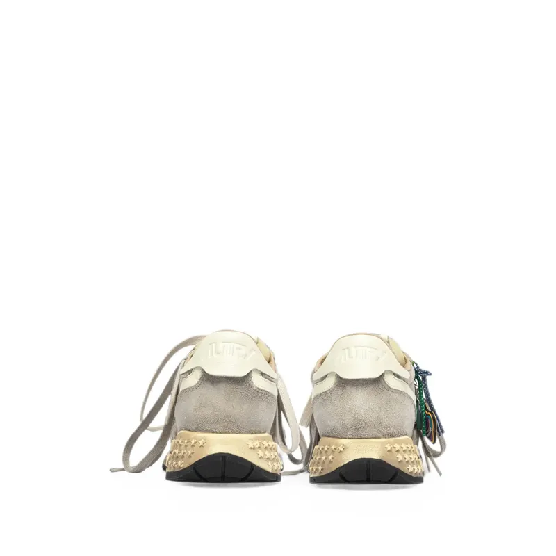 Autry Super Vintage Suede-panelled “Grey” (WVLW YG03)