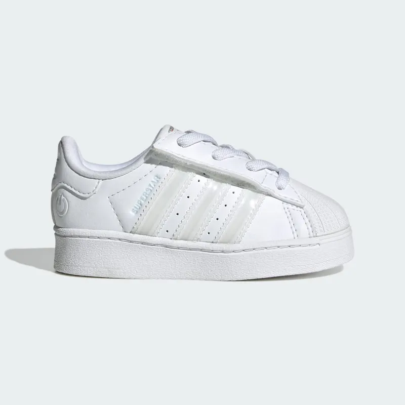 Adidas Superstar Led Lights Comfort Closure Elastic Lace Kids Cloud White / Cloud White / Cloud White (JQ6418)