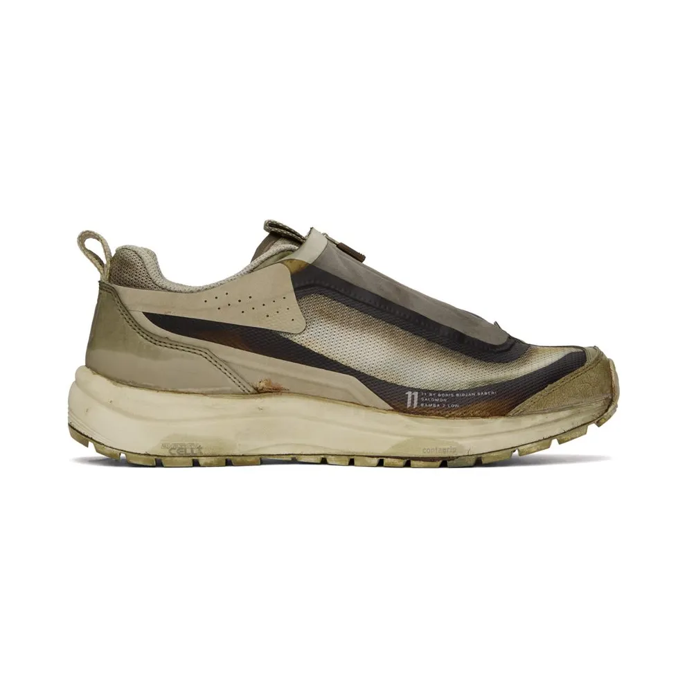 11 by Boris Bidjan Saberi Green Salomon Edition Bamba2 Low WEHR GRÜN (252 11xS)