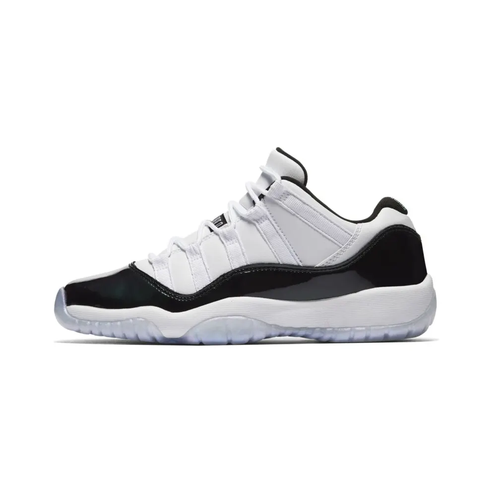 Jordan 11 Retro Low Iridescent (GS) White/Black-Emerald Rise (528896-145)