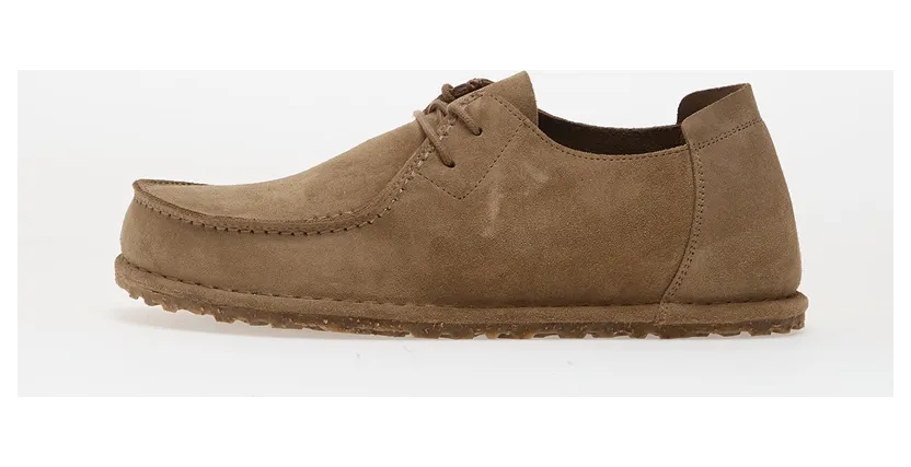 Birkenstock Utti Lace Suede Leather Grey Taupe (1027274)