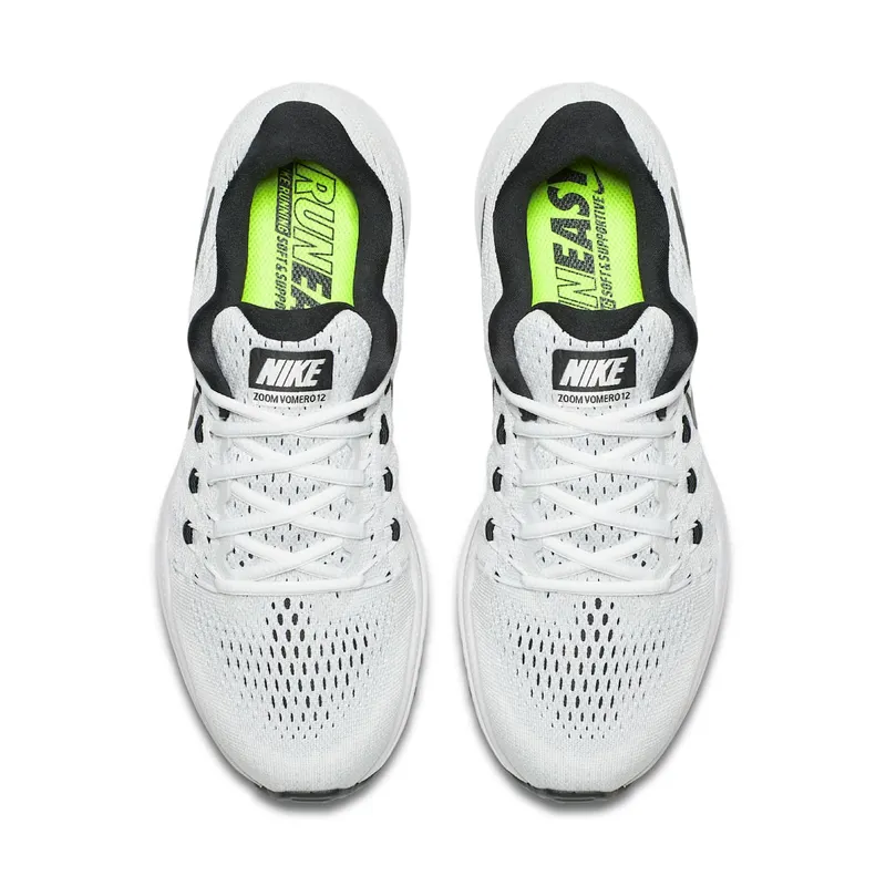 Nike Air Zoom Vomero 12 White Black (863762-100)