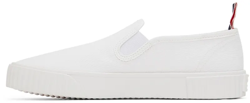 Thom Browne White Slip-On Heritage (FFF074A-01588)