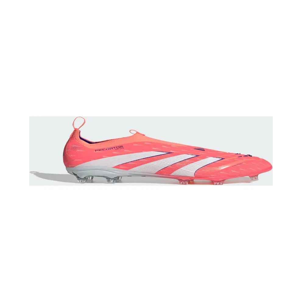 adidas Predator Elite Laceless Firm Ground Boots Kids “Signal Coral / Cloud White / Beam Orange” (JP9913)