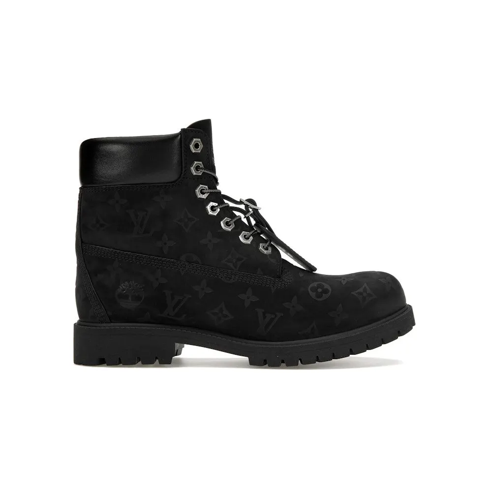 Louis Vuitton Timberland 6″ Ankle Boot Black Monogram (1AD73H)