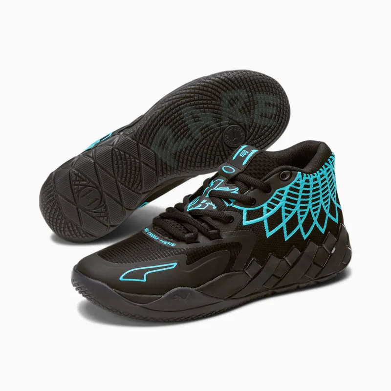 Puma MB.01 Basketball Shoes Black/Blue (376443-13)