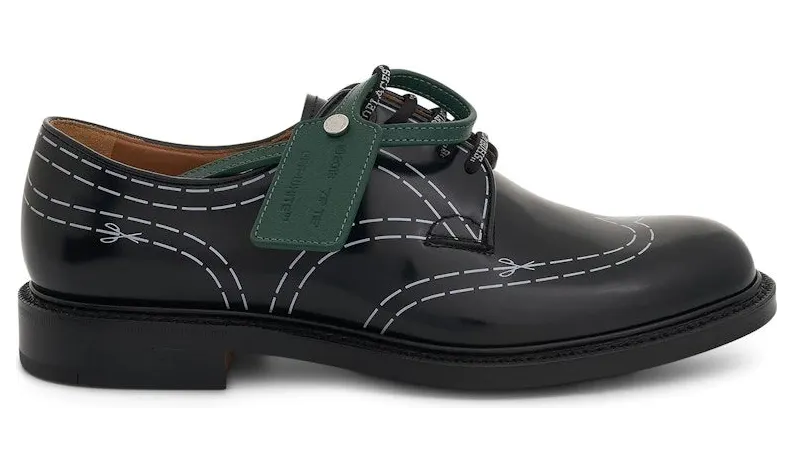 OFF-WHITE Shannon Derby Shoes Church’s Black (OMIF023T22LEA0011001)