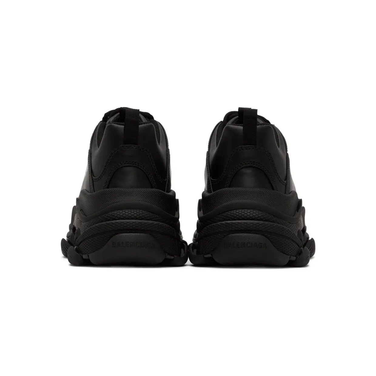 Balenciaga Black Triple S Low-Top Sneakers (536737-W2FA5-1000) (2)