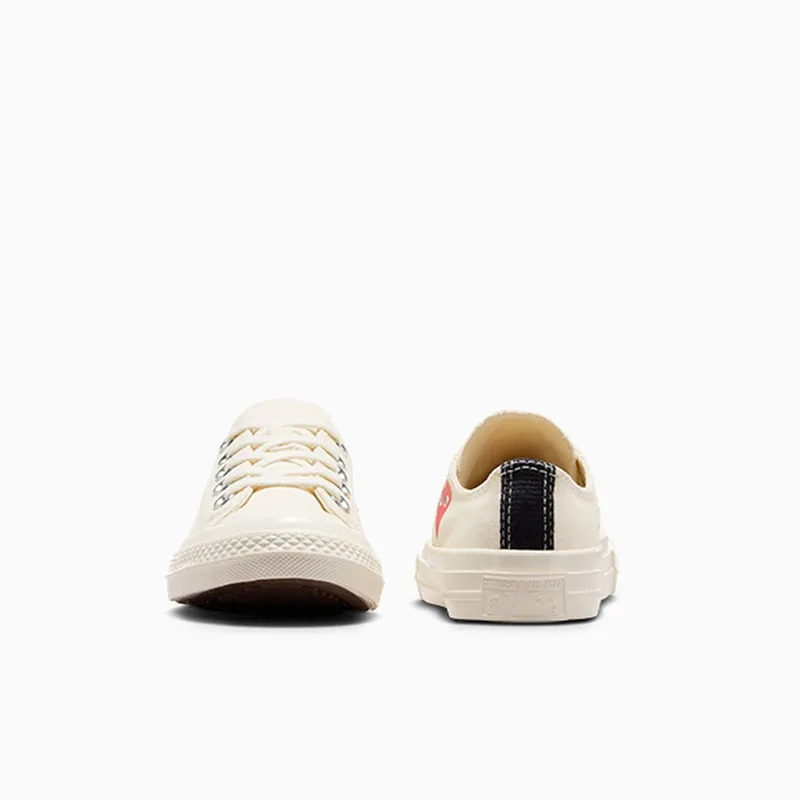 Converse PLAY Comme des Garçons Single Heart Chuck 70 Milk/Red/Black (A08807C)