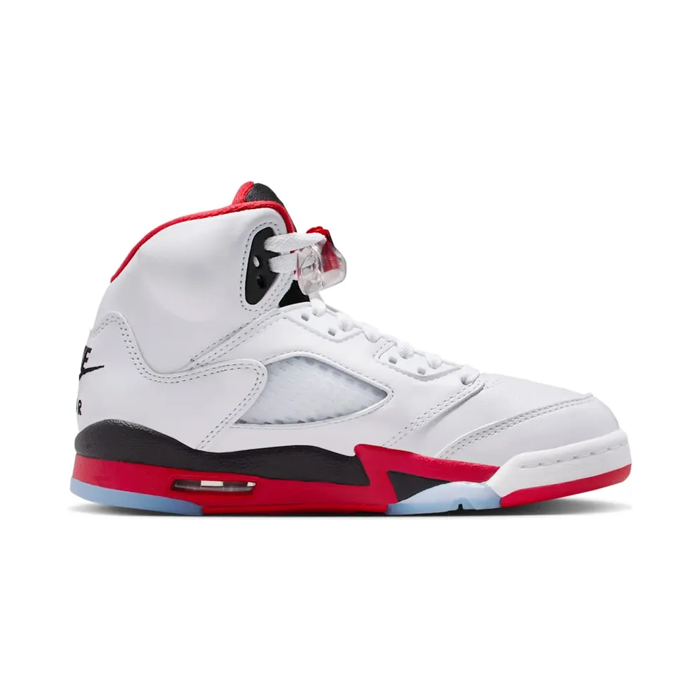 Jordan Air Jordan 5 “White/Fire Red/Black” (HQ7980-101)