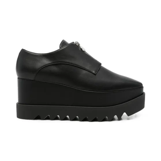 Stella McCartney Elyse Plateau-Sneakers mit Reißverschluss “Black” (810744E00291)