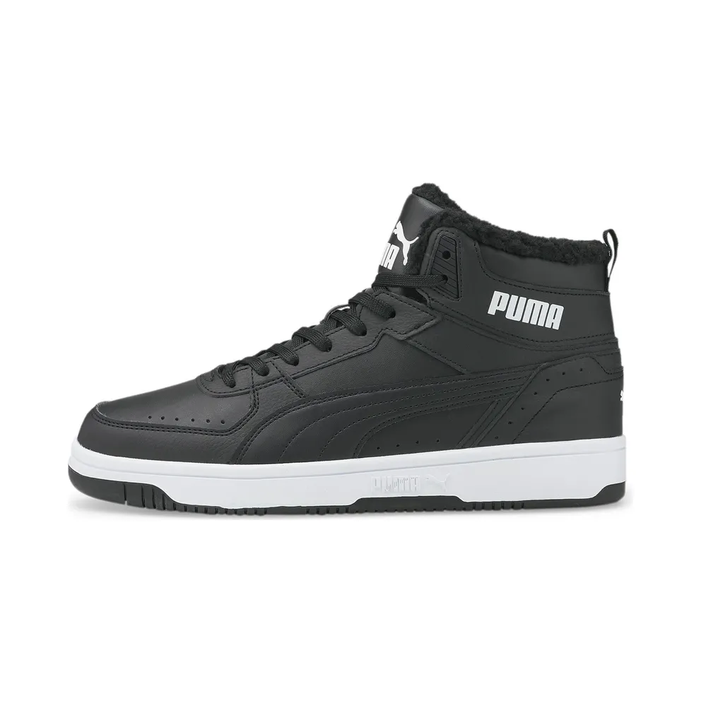 Puma Rebound Joy Fur White/Black (375576-01)