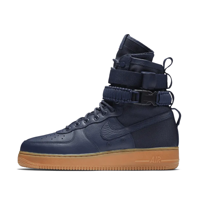 Nike SF Air Force 1 High Navy Gum Midnight Navy/Midnight Navy-Black (864024-400)