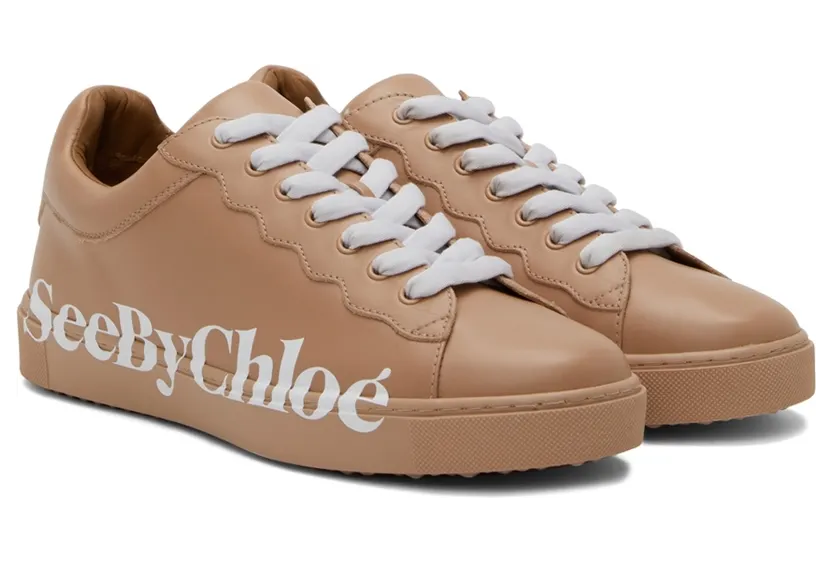 See by Chloé Beige Essie Sneakers (SB33125A 15230) (4)