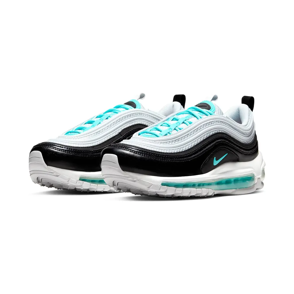 Nike Air Max 97 Platinum Black Aurora Green (W) Pure Platinum/Black-White-Aurora Green (921733-065)