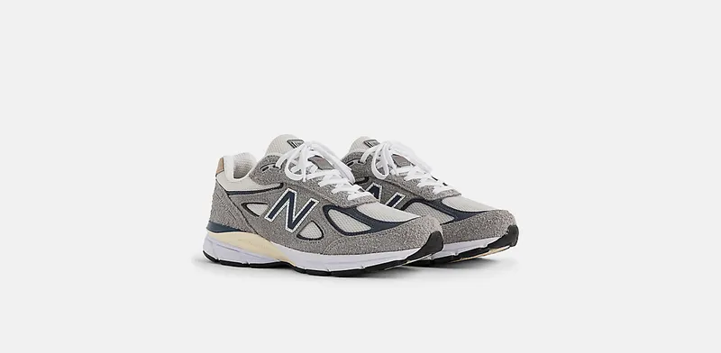 New Balance 990v4 “Made in USA – Grey/Navy” (U990TA4)