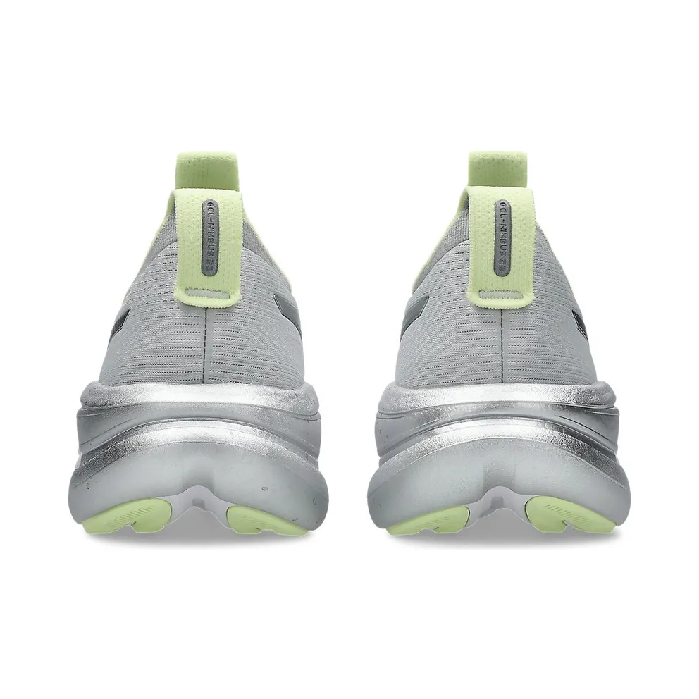 ASICS GEL-NIMBUS 28 PLATINUM “Platinum / Glow Green” (1011C310-020)