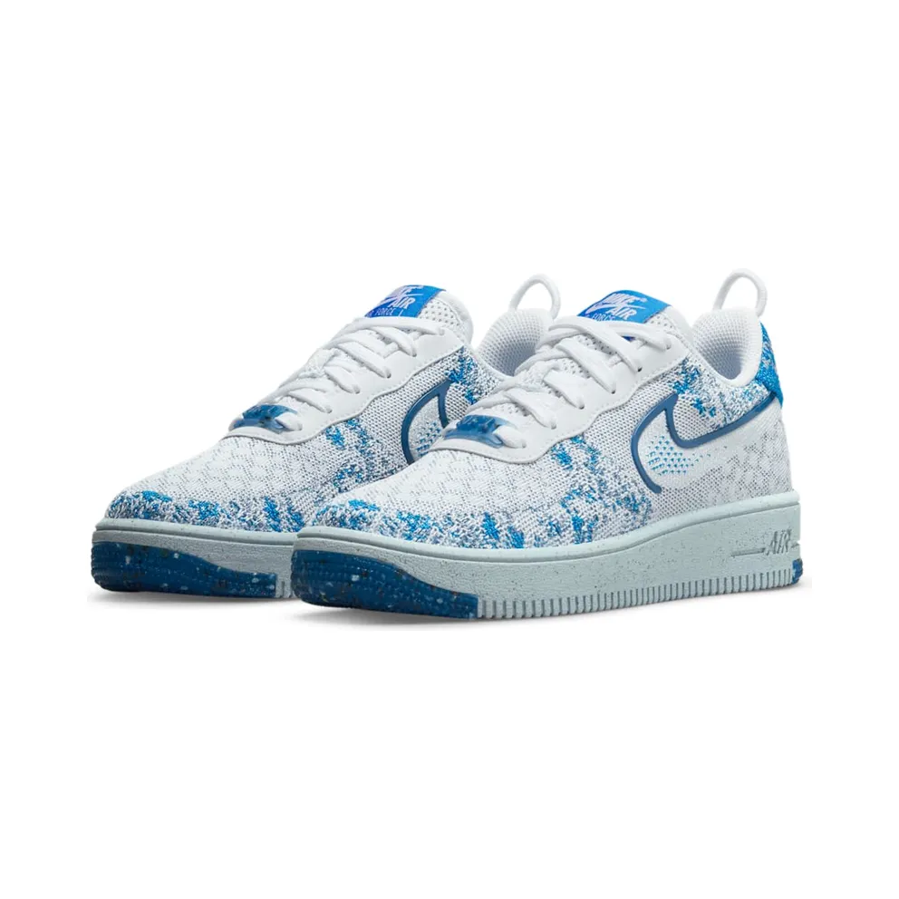 Nike Air Force 1 Crater Flyknit Older Kids’ White (DM1060-100)