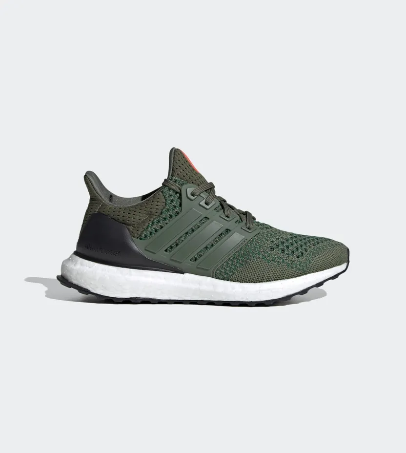 adidas Ultraboost 20 Running Shoes Base Green / Raw Green / Core Black (FX0223)