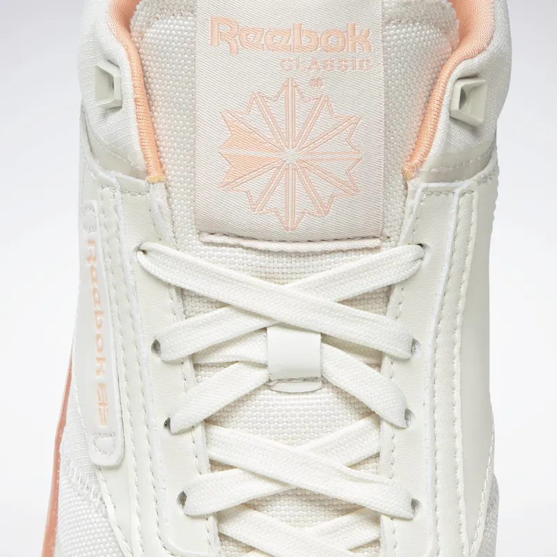 Reebok CLUB C LEGACY Chalk / Aura Orange / Twisted Coral