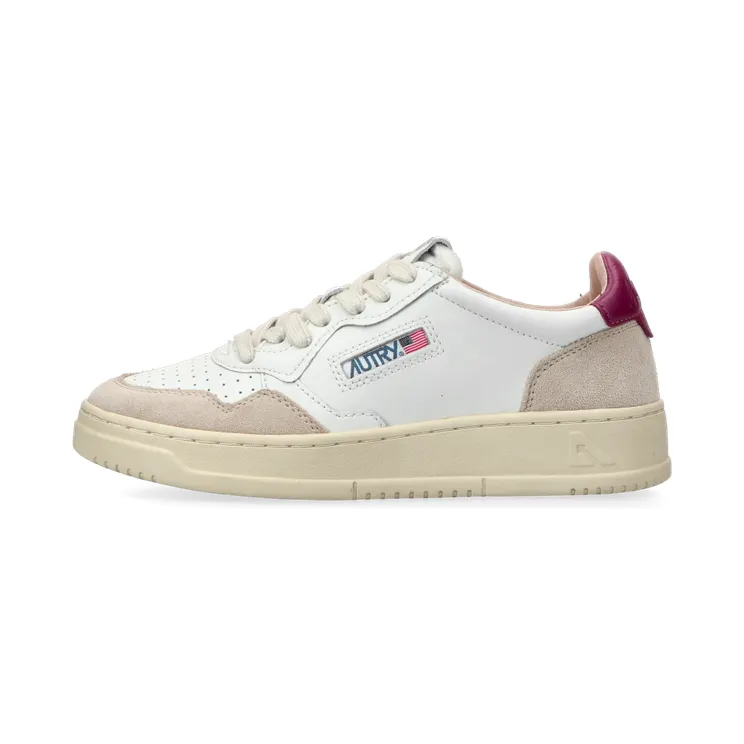 Autry Medalist Low W (leat / suede white / rspb rad) – AULWLS73
