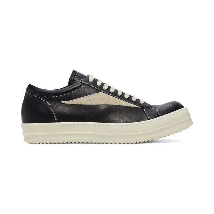 Rick Owens Concordians Vintage Low Black Milk (RU02E1897 LCOLVS 911)