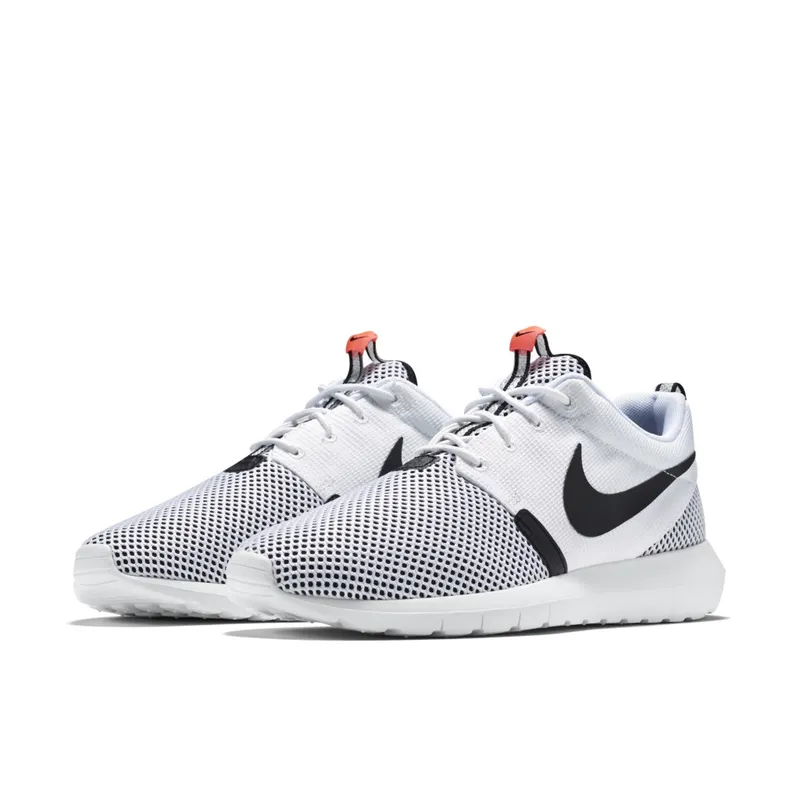 Nike Roshe Run Breeze White Black White/White-Black-Hot Lava (644425-100)