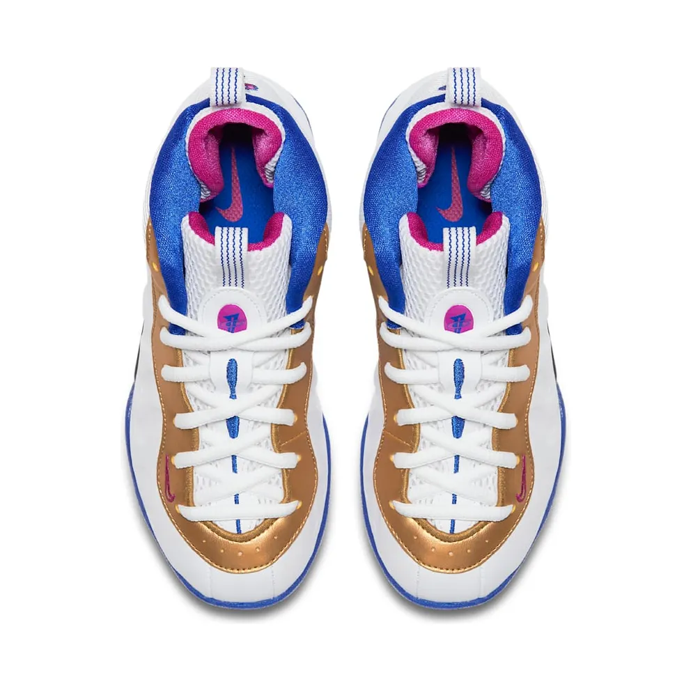 Nike Air Foamposite One Peanut Butter & Jelly (PS) White/Fuchsia Blast-Racer Blue (723946-103)