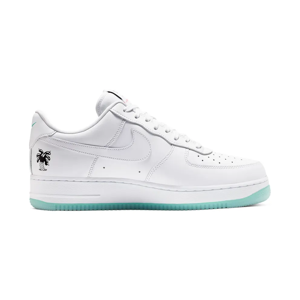 Nike Air Force 1 Flyleather Steve Harrington Earth Day (2019) White/White-White (CI5545-100)