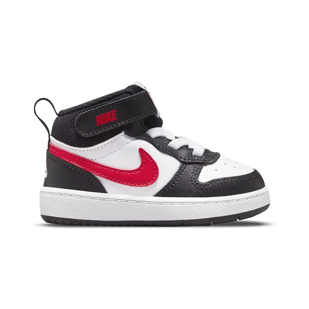 Nike Court Borough Mid 2 White Black University Red (DO5894-161)
