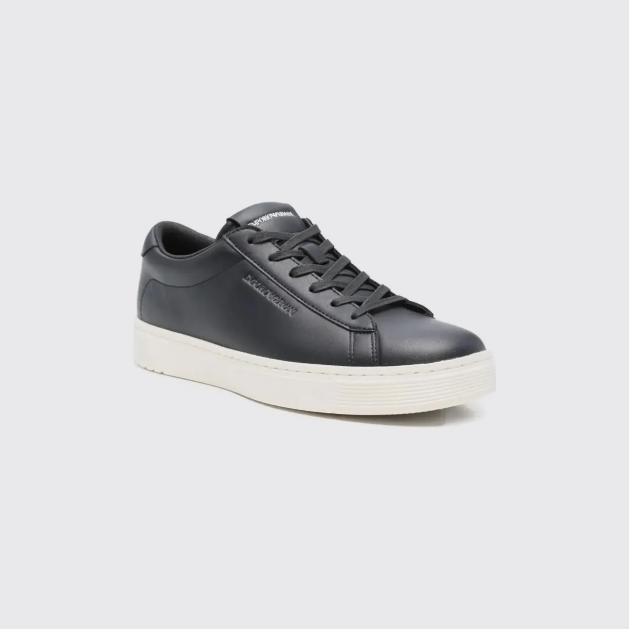 Emporio armani Leather Sneakers Blue (EM004783AF20004U8139)