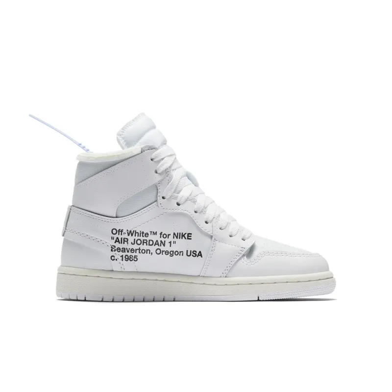 Jordan 1 Retro High Off-White White (GS) White/White (AQ8296-100)