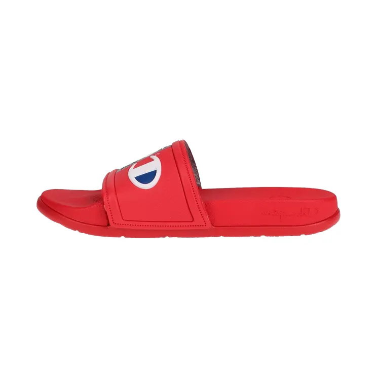 Champion IPO Squish Slides GS “Scarlet / White” (CP101052Y)