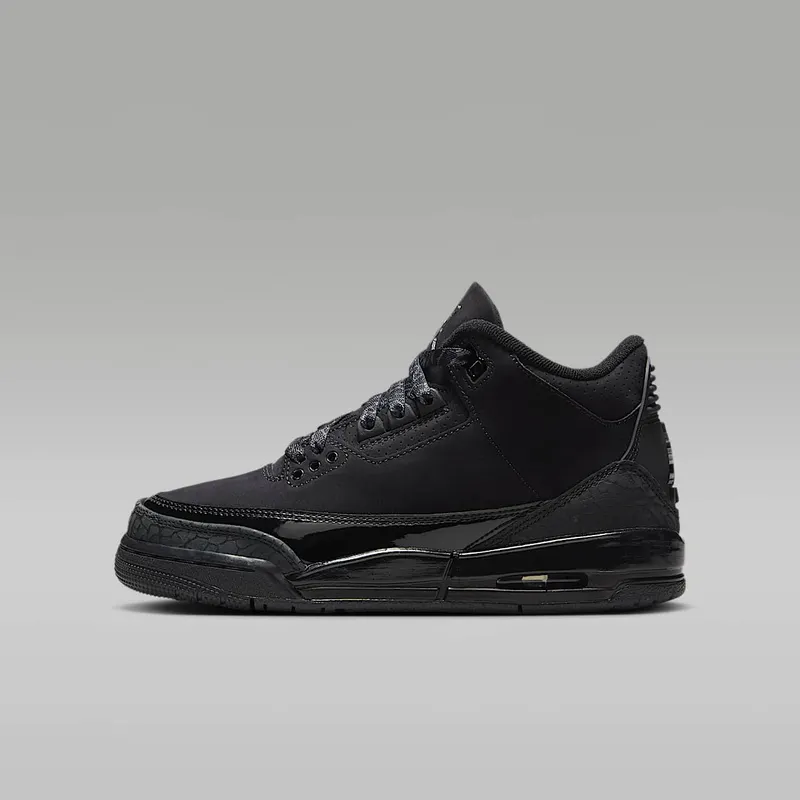 Air Jordan 3 GS Black Cat “Black / White / Dark Charcoal” (DM0967-001)