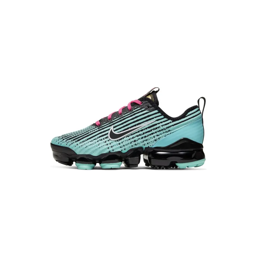 Nike Air VaporMax Flyknit 3 South Beach (GS) Hyper Turquoise/Pink Blast-Metallic Gold-Black (BQ5238-300)