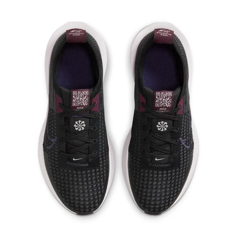 Nike Interact Run Black Burgundy Crush Pearl Pink Purple Ink (FD2292-002)