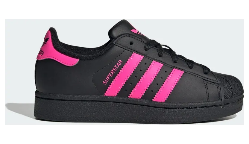 adidas Superstar II Core Black Lucid Pink (JQ0284)
