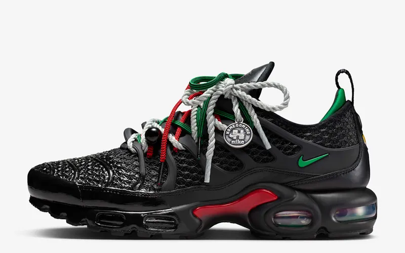 Nike Air Max Plus x HOMECOMING – “Black / University Red / Court Green” (IM4960-001)