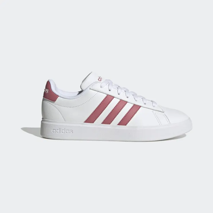 adidas Grand Court 2.0 “Cloud White / Pink Strata / Cloud White” (HP2537)