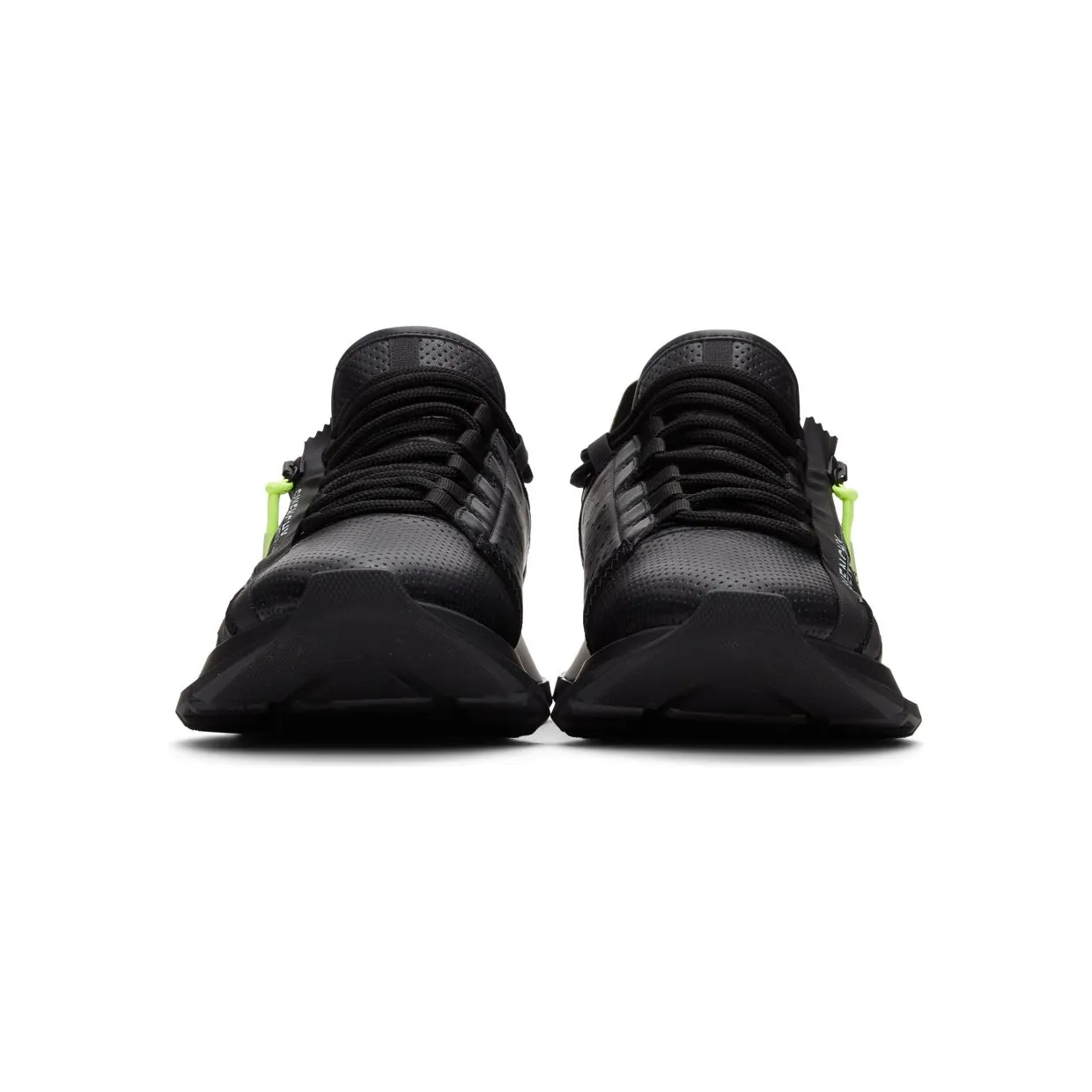 Givenchy Black & Yellow Spectre Zip Sneakers (BH003MH153) (2)