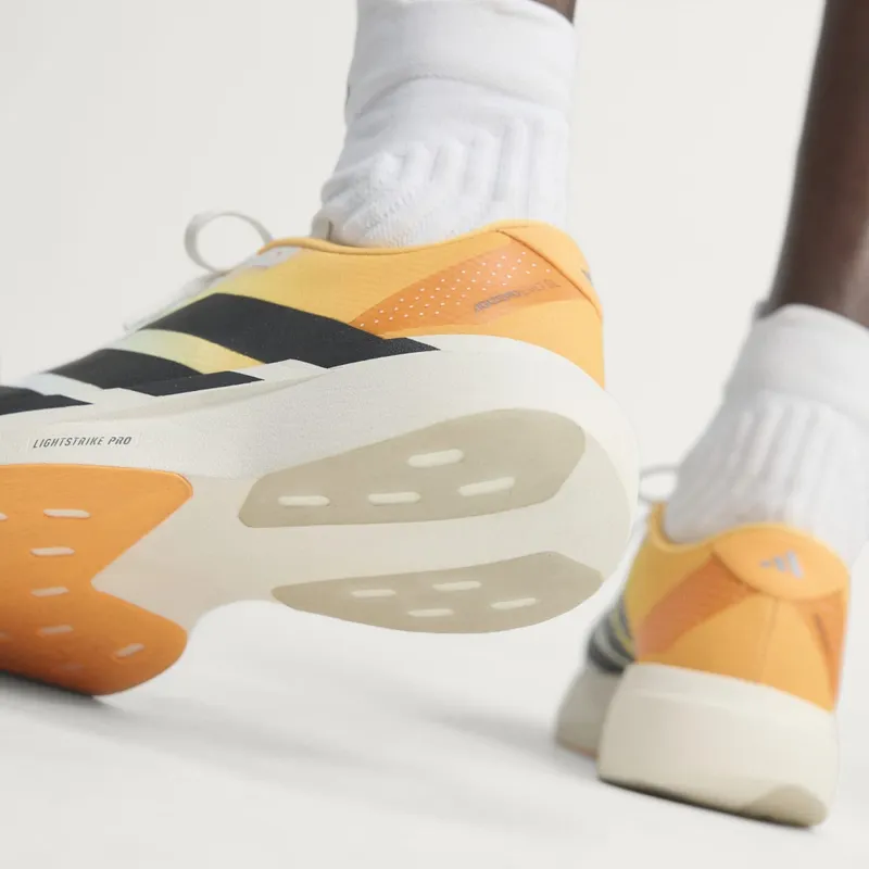 Adidas Adizero EVO SL Crystal White / Lucid Tangerine / Iron Metallic (KJ2521)