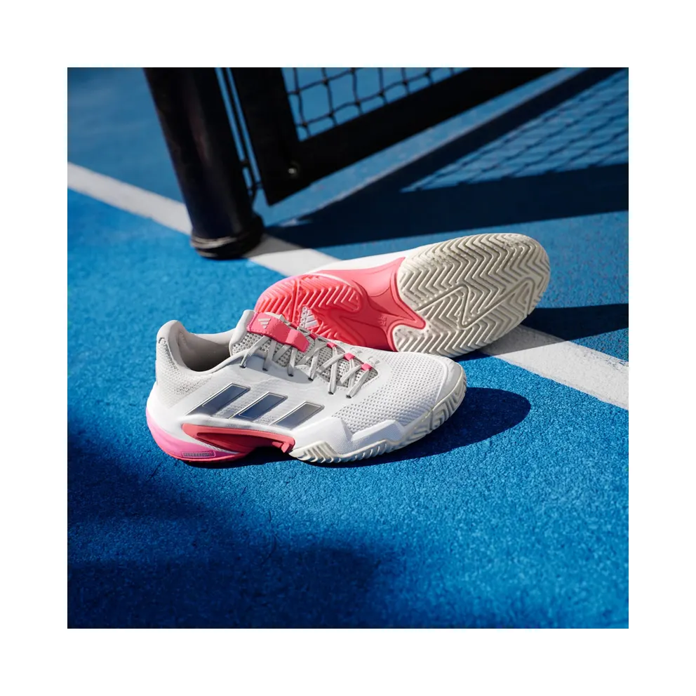 Adidas Barricade 13 Tennis Cloud White / Champagne Met. / Lucid Red (IH2967)