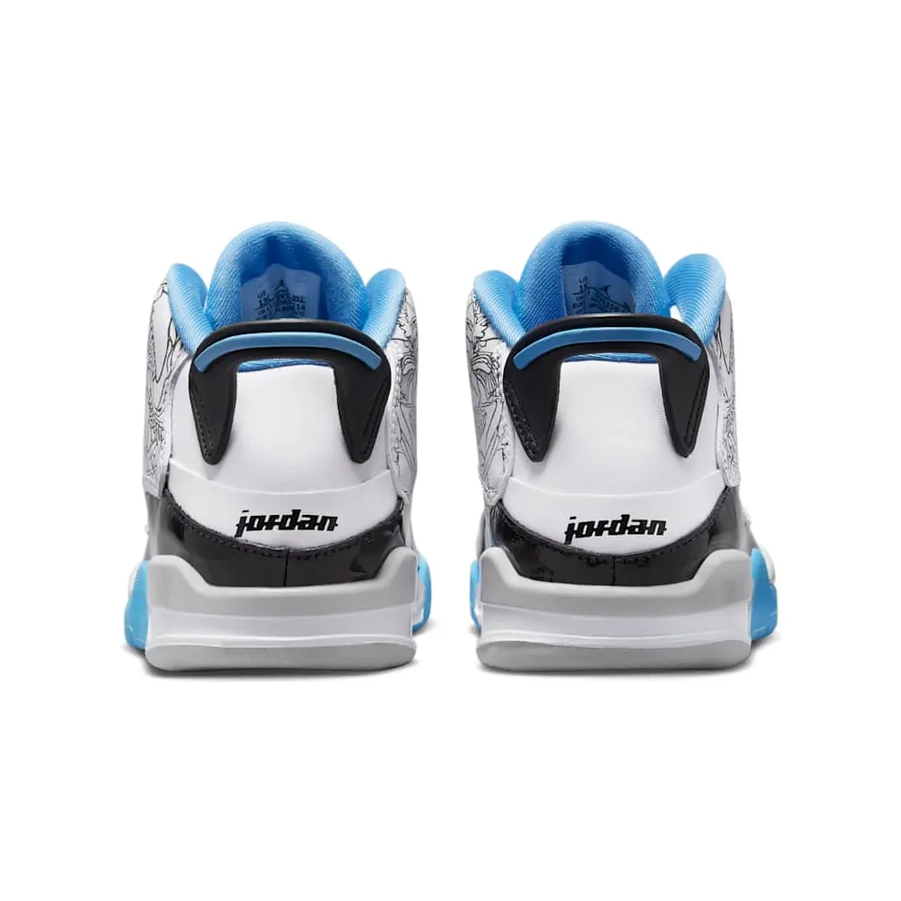 Jordan Dub Zero White Black Neutral Grey University Blue (DV1359-114)