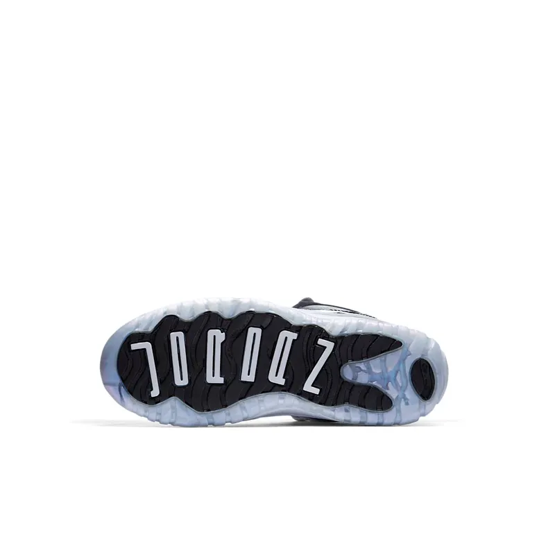 Jordan 11 Retro Low Iridescent (PS) White/Black-Emerald Rise (505835-145)