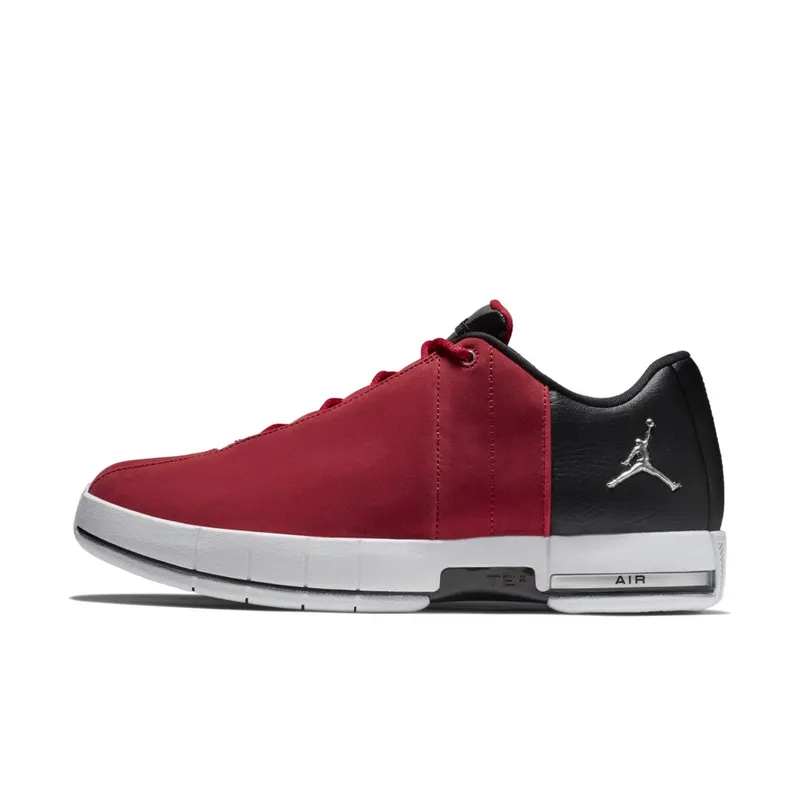 Jordan  Team Elite 2 Low Gym Red Black Gym Red/Metallic Silver-Black (AO1696-600)